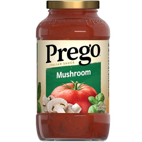 Prego Mushroom Pasta Sauce 24 oz Jar