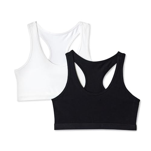 Amazon Essentials Girls' Cotton Jersey Racerback Crop Top Bralette Deal