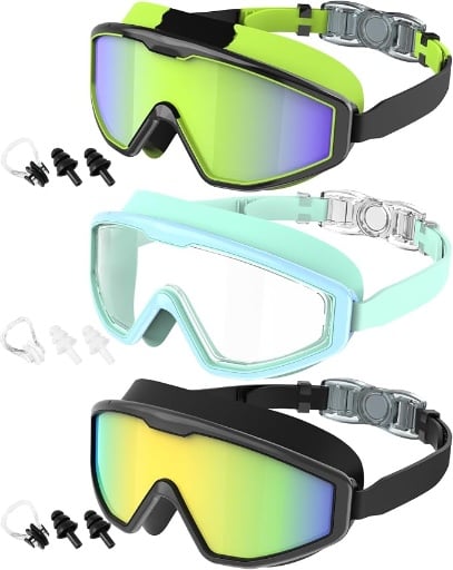 Kids Swim Goggles 3-Pack Deal