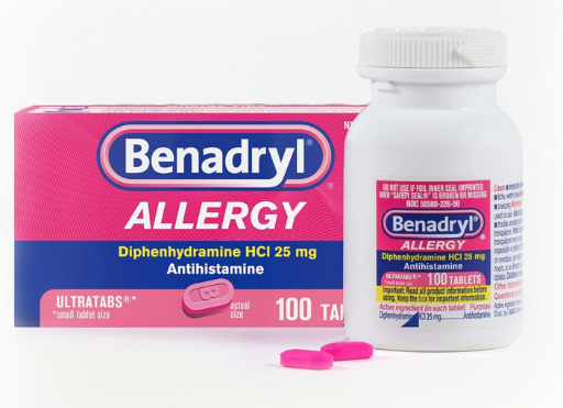 Benadryl Ultratabs Allergy Tablets 100-Count 25-mg Deal