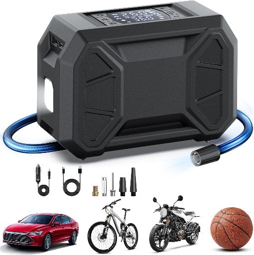 Pumptiva Dual Mode 25,000mAh 150PSI Tire Inflator / Air Compressor Deal