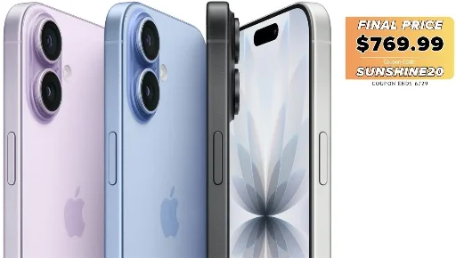 Refurbished Excellent: Apple iPhone 17 512GB Unlocked Smartphone (Verizon Store) Deal