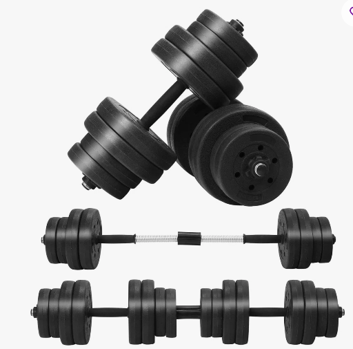 Costway 66lb Adjustable Dumbbell Weight Set