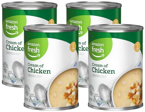 Amazon Fresh Condensed Cream Of Chicken Soup 4-Pack