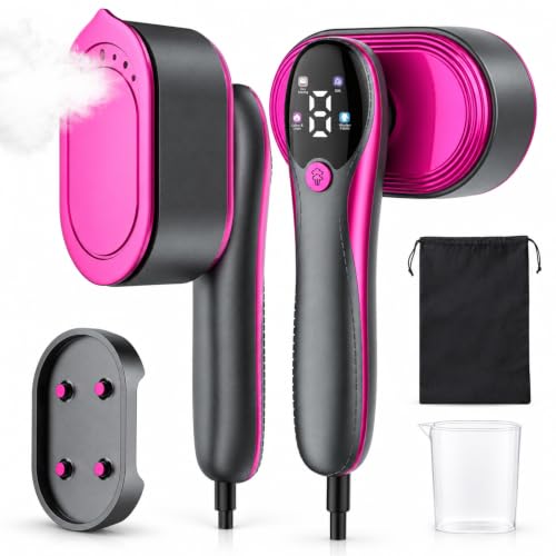 KOKABI Portable 2-in-1 Travel Steamer for Clothes and Dry Steam Iron Handheld