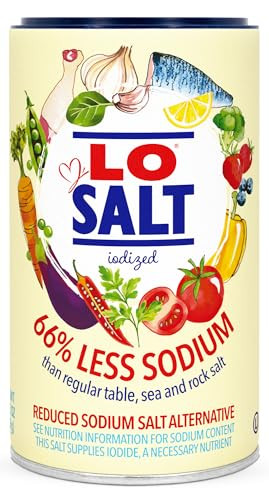 LOSALT Reduced Sodium Iodized Salt 12.3oz