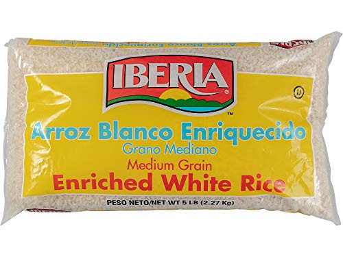 Iberia Medium Grain White Rice 5 Pounds