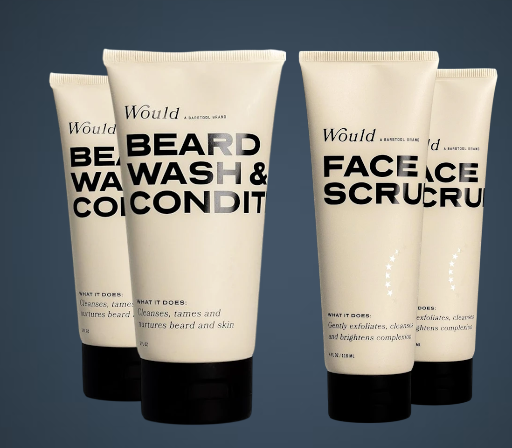 Would Face Scrub and Beard Wash 4-Pack Deal