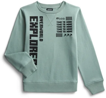 Minecraft Boys Graphic Crew Fleece Sweatshirt with Long Sleeves Deal