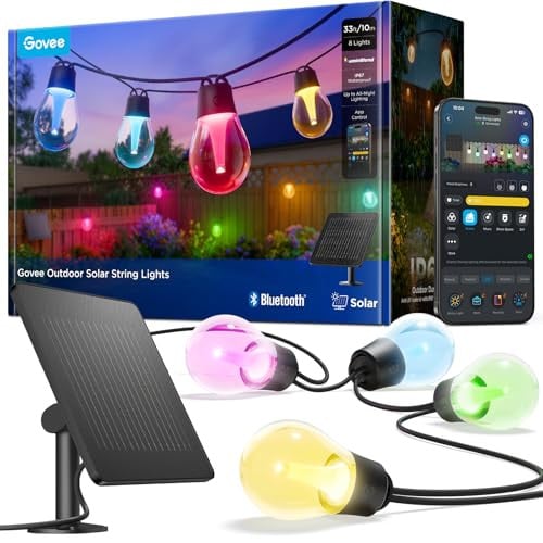 Govee Outdoor Solar String Lights 33ft Deal