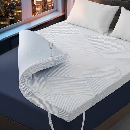 3 Inch Queen Size Gel Memory Foam Mattress Topper
