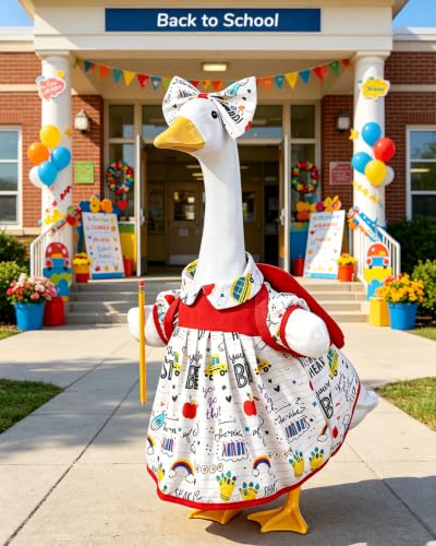 LOYPARNER Back to School Porch Goose Outfit Deal