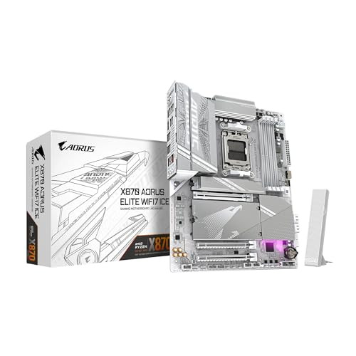 GIGABYTE X870 AORUS Elite WIFI7 ICE AMD AM5 LGA 1718 Motherboard