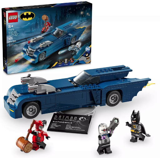 LEGO DC Batman: Batman with the Batmobile vs. Harley Quinn & Mr. Freeze 76274, 435 PCs.