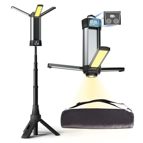 Mlogiroa Rechargeable LED Work Light with Stand Deal