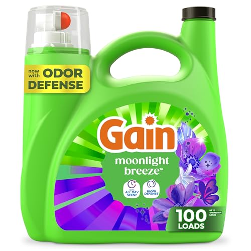 Gain + Aroma Boost Liquid Detergent Moonlight Breeze 4 x 154oz Deal