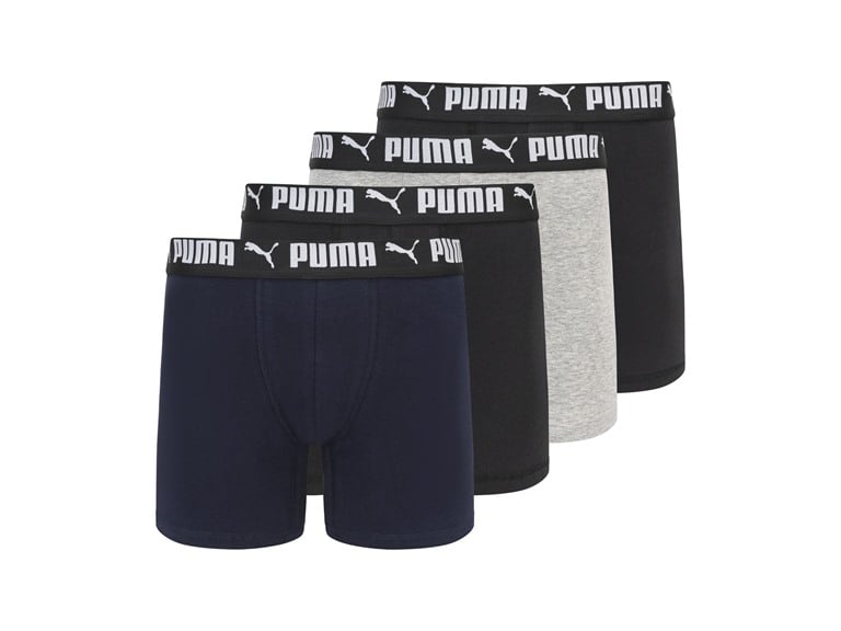 PUMA Men's 4-Pack Cotton Stretch Boxer Briefs Deal
