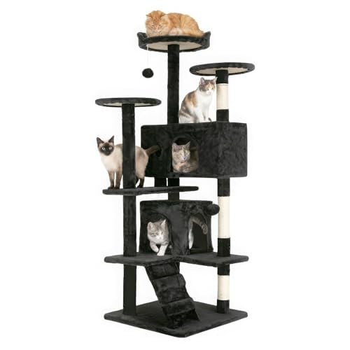 FDW 54" Cat Tree Tower Multi-Level Indoor Activity Center Deal