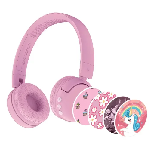 BuddyPhones POP Fun Foldable Bluetooth Kids Headphones
