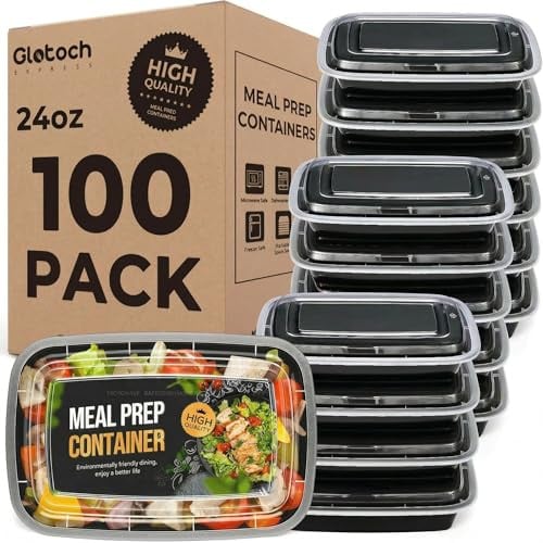 100-Pack 24-Oz Meal Prep Containers Deal