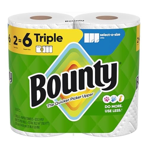 Bounty Select-A-Size Paper Towels 6 Triple Rolls Deal