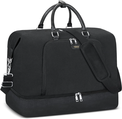 TIBES Travel Weekender Bag w/ Shoe Compartment Deal
