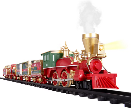Lionel North Pole Express Battery Operated O-Gauge 44-Piece Train Set