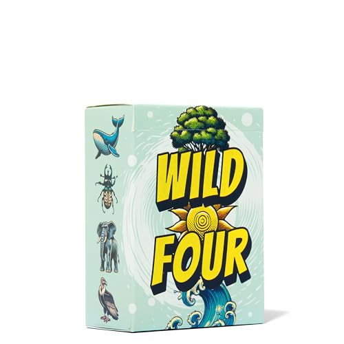 Wild Four Family-Friendly Trick-Taking Card Game