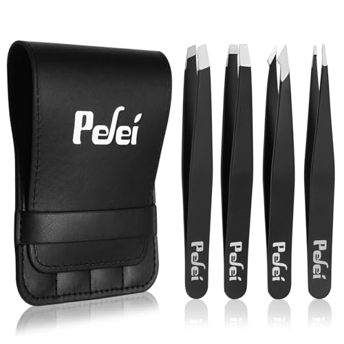 Tweezers Set for Eyebrows 4-Piece Deal