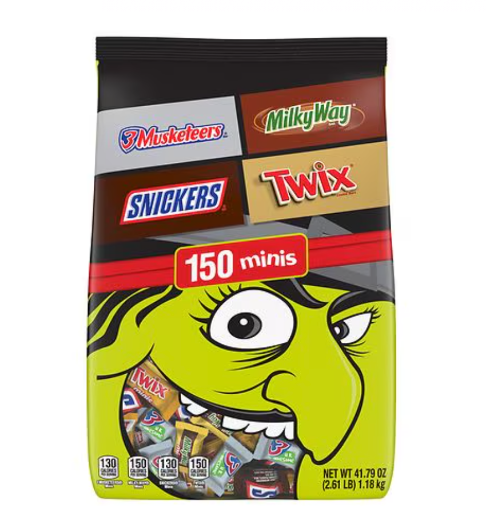 Mars Snackfoods Milky Way & Musketeers Minis Halloween Candy Variety Bulk 41.79 oz
