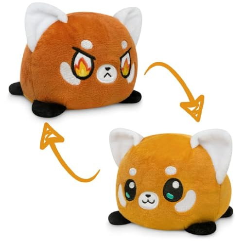 TeeTurtle The Original Reversible Red Panda Plushie 3.5 inch