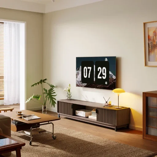 Wrought Studio Mid Century Modern TV Stand w/ Power Outlet for up to 65" TVs Deal