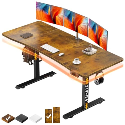 Veken 63 x 28 Inch Electric Standing Desk