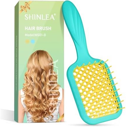 Shinlea Vented Detangler Brush for Curly Thick Hair