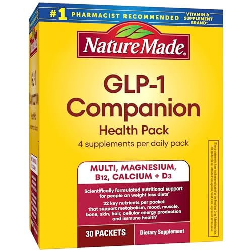 Nature Made GLP-1 Companion Health Pack, 30 Packets