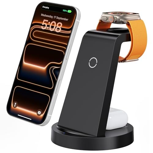 3 in 1 Charging Station for iPhone, Watch & AirPods Deal
