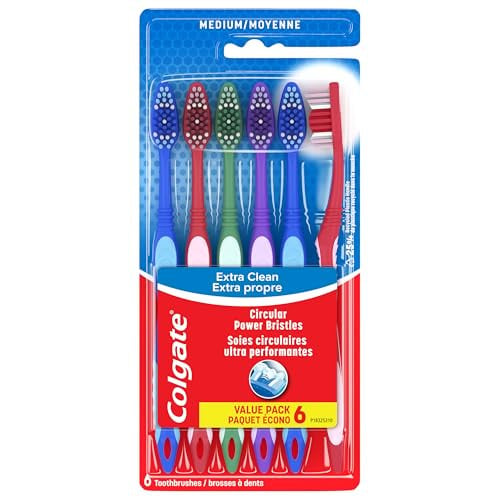 Colgate Extra Clean Toothbrush Medium 6-Pack Deal