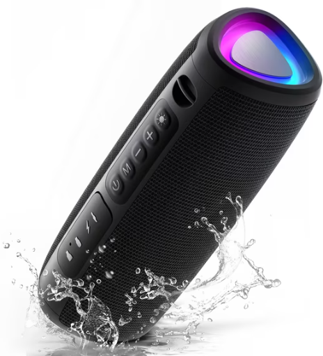 DTIRD Portable Bluetooth Speaker IPX5 Waterproof 20H Playtime