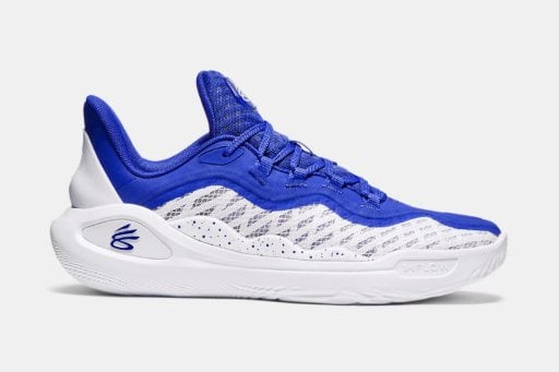 Under Armour Men's Curry 11 Team Basketball Shoe White / Team Royal