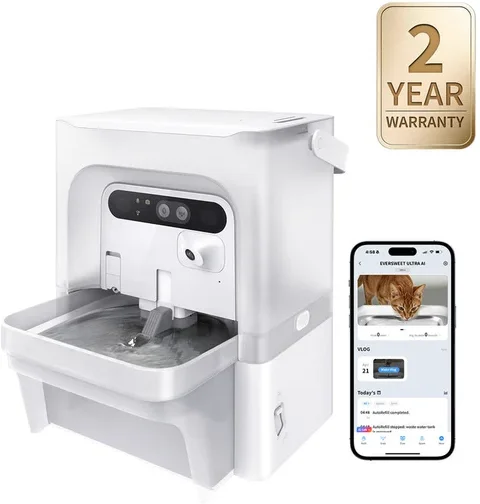 PETKIT EverSweet Ultra Pet Water Fountain with Camera and 5L Clean Water Tank Deal