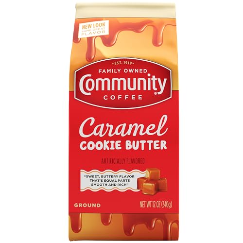 Community Coffee Caramel Cookie Butter Flavored 12 Ounce Bag Deal