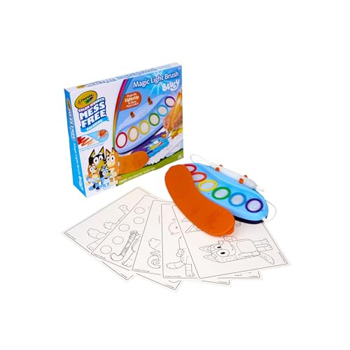 Crayola Bluey Color Wonder Magic Light Brush Mess Free Painting Station