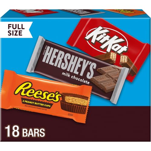 Hershey's Kit Kat and Reese's Assorted Milk Chocolate, 18-Pack
