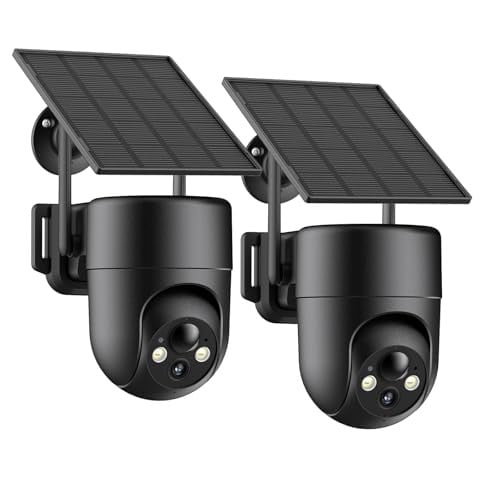 ELYSOO Solar Security Cameras Wireless Outdoor 2-Pack Deal