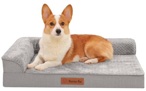 Rainmr Memory Foam Orthopedic Dog Bed, Medium (35"x23"x3")