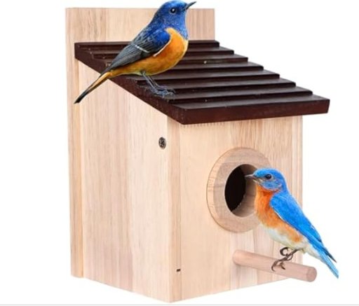 KZAIONE Bird House with Predator Guard