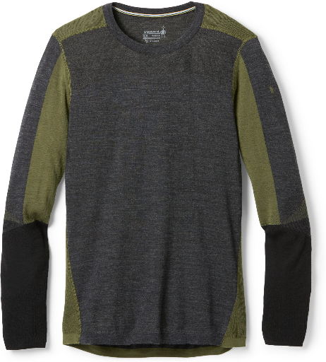 Smartwool Men's Intraknit Thermal Merino Colorblock Crew Base Layer Top