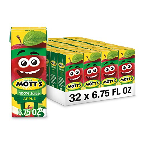 Mott’s 100% Original Apple Juice, 32 Count