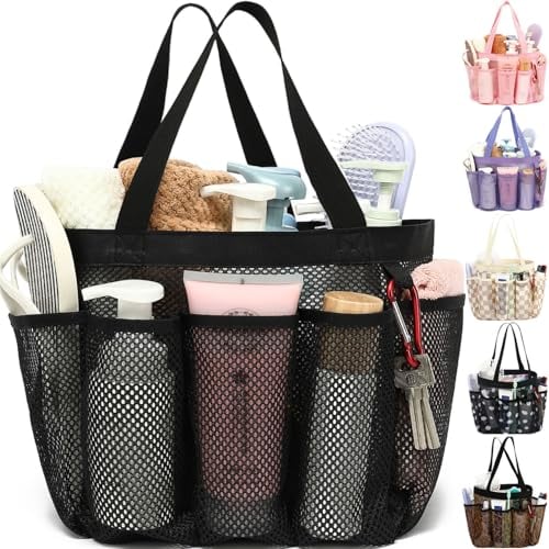 Fammart 8-Pocket 8.67" Mesh Shower Caddy