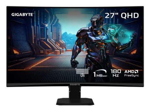 Gigabyte GS27QCA 27" QHD 180Hz Curved Gaming Monitor Deal